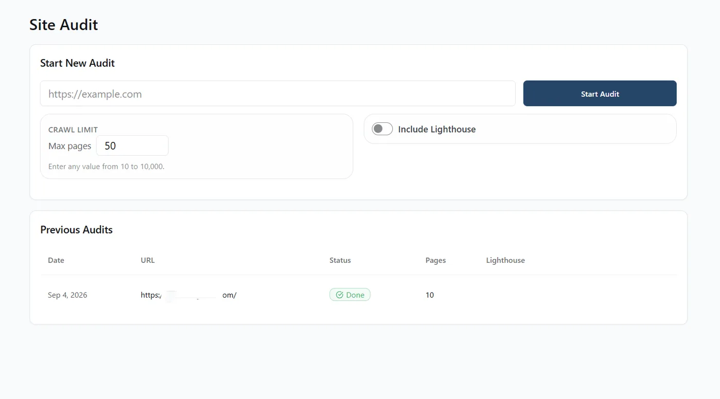Site Audit